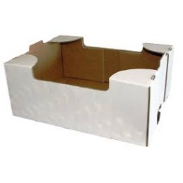 Plateau carton blanc