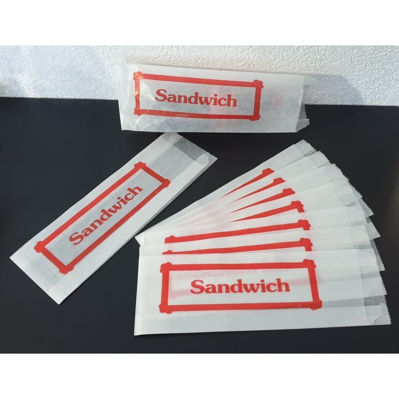 Sacs à sandwich cristal 40 gr Sacs à sandwich cristal 40 gr