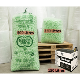 Flocons protection d\'emballage FLO-PACK GREEN BIO 250 LITRES