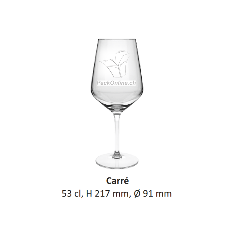 Verre dégustation Carré 53cl - Packonline