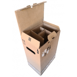 Carton de 6x70/75cl debout 100% automatique UNIVERSEL